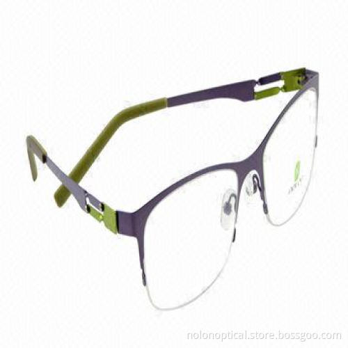 The Latest Half-rim Stainless Steel Optical Eyeglass Frame